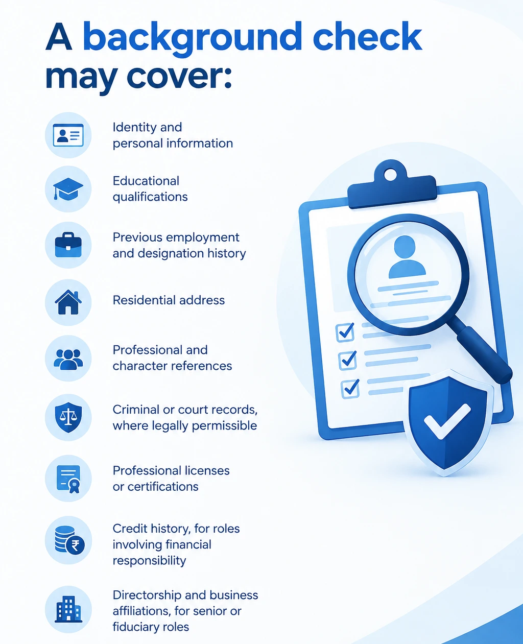 Background checks Background checks