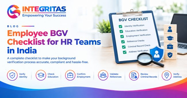 Employee BGV Checklist for HR Teams in India BGV check