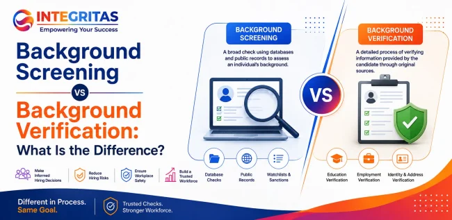 background screenings vs verification