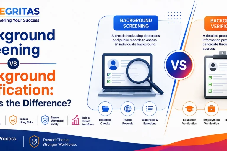 background screenings vs verification