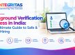 Background Verification process for Smarter Hiring